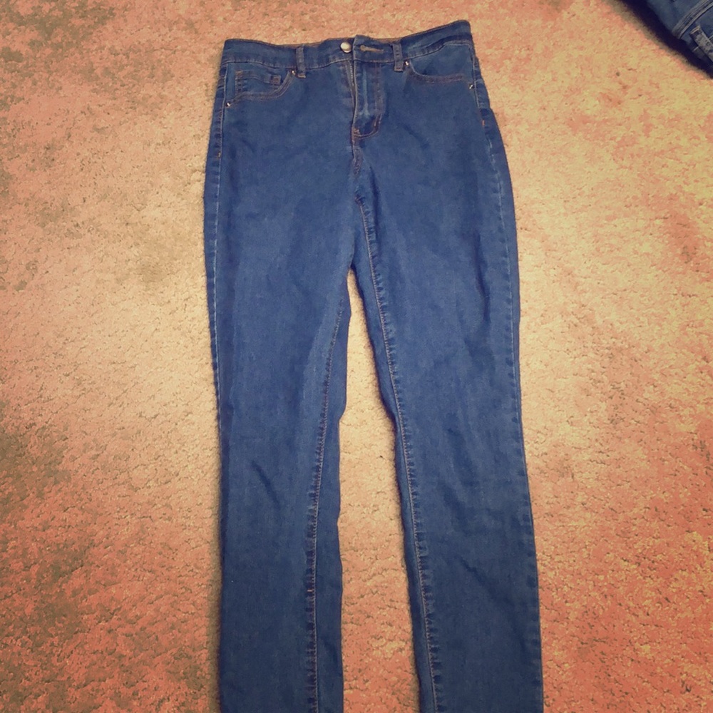 High rise jeans